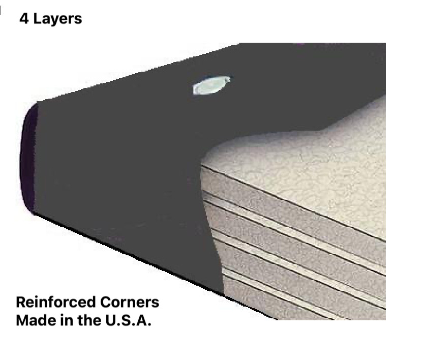 California King Softside Waterbed Mattress with 90%, Pillow Top Cover & heater