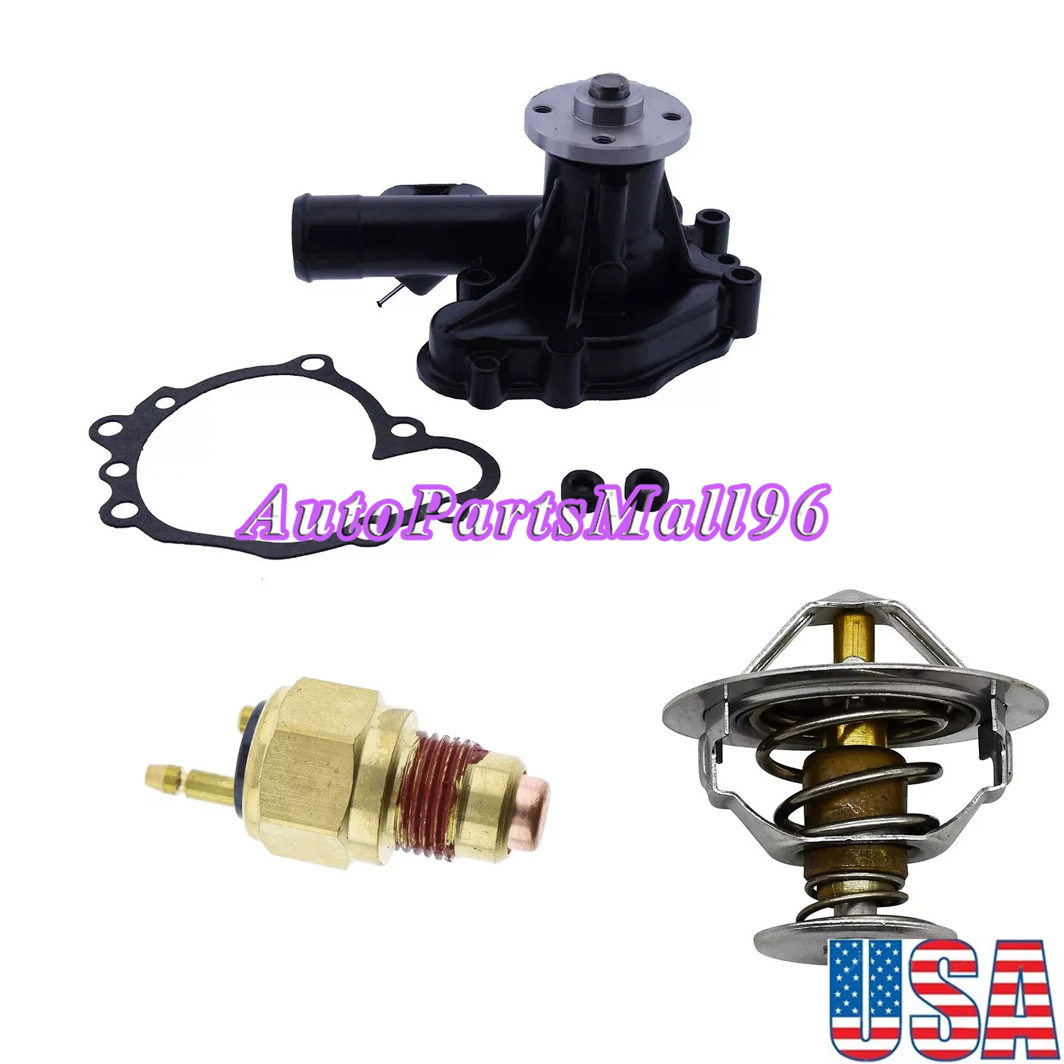 Thermostat & Water Pump & Sensor YM129927-42000 for Yanmar Engine 4TNE98 4TNE94