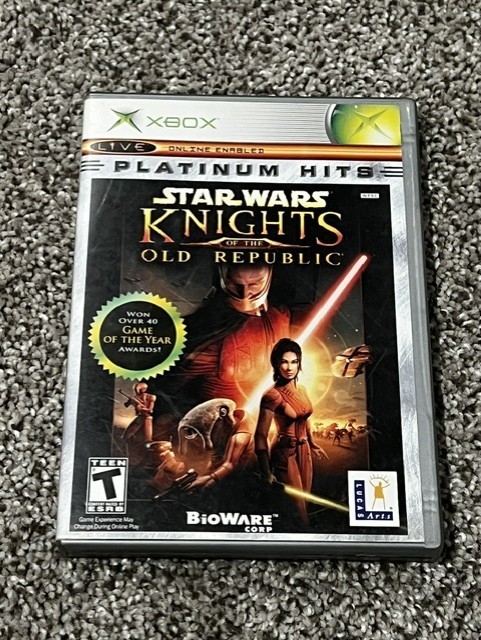 Star Wars: Knights of the Old Republic (Microsoft Xbox) - Case & Manual Only