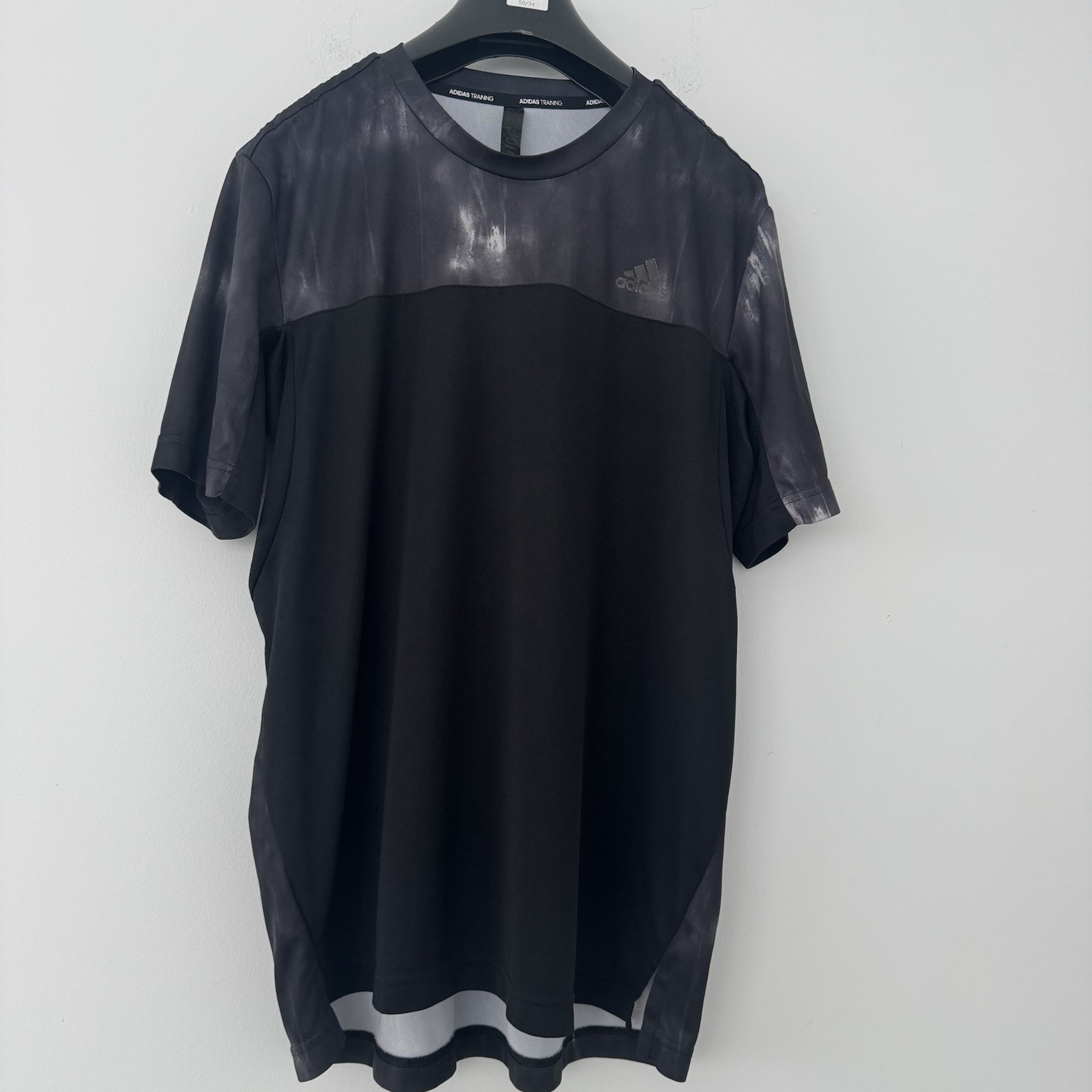 Adidas Training Aeroready T-Shirt Men’s L Black Tie Dye Workout Gym Gorpcore Tee
