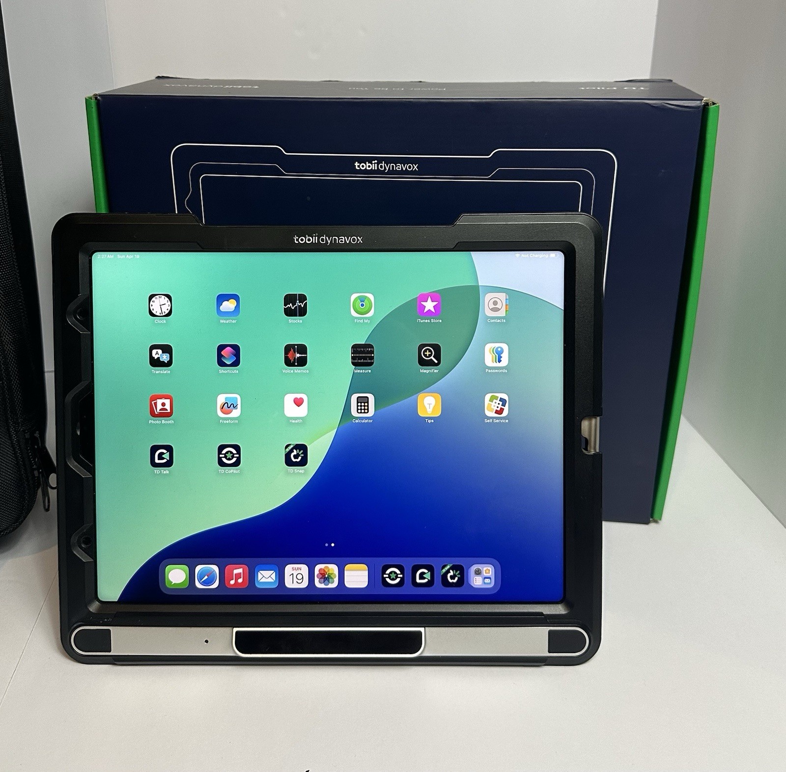 Tobii Dynavox TD Pilot Speech Generating Device attached with iPad Pro 12.9 6th