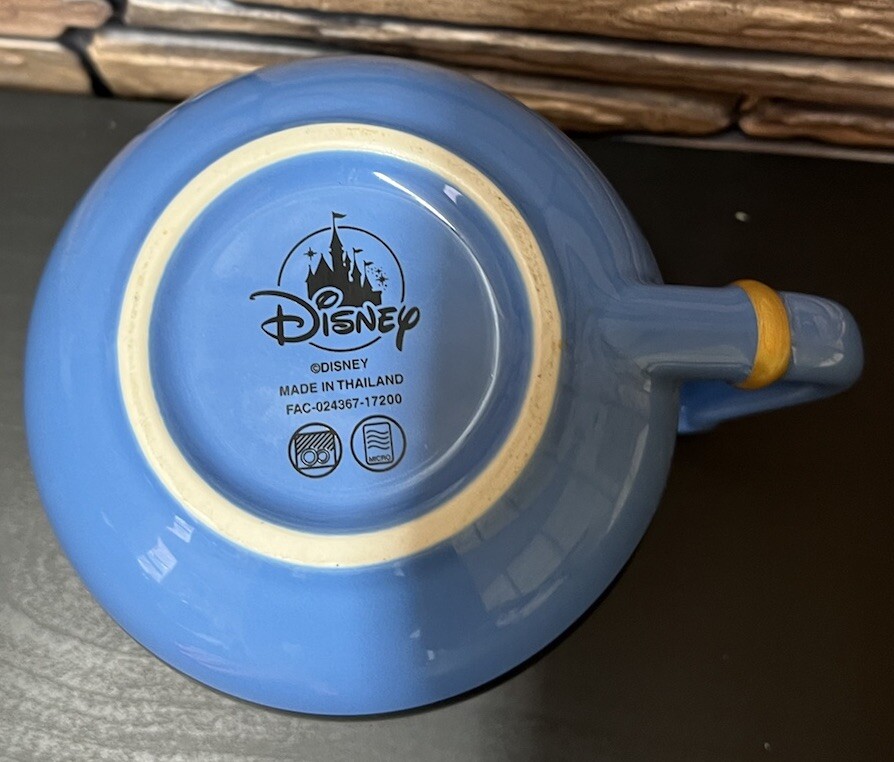 Aladin Genie Mug Character Disney Blue Smile Parks
