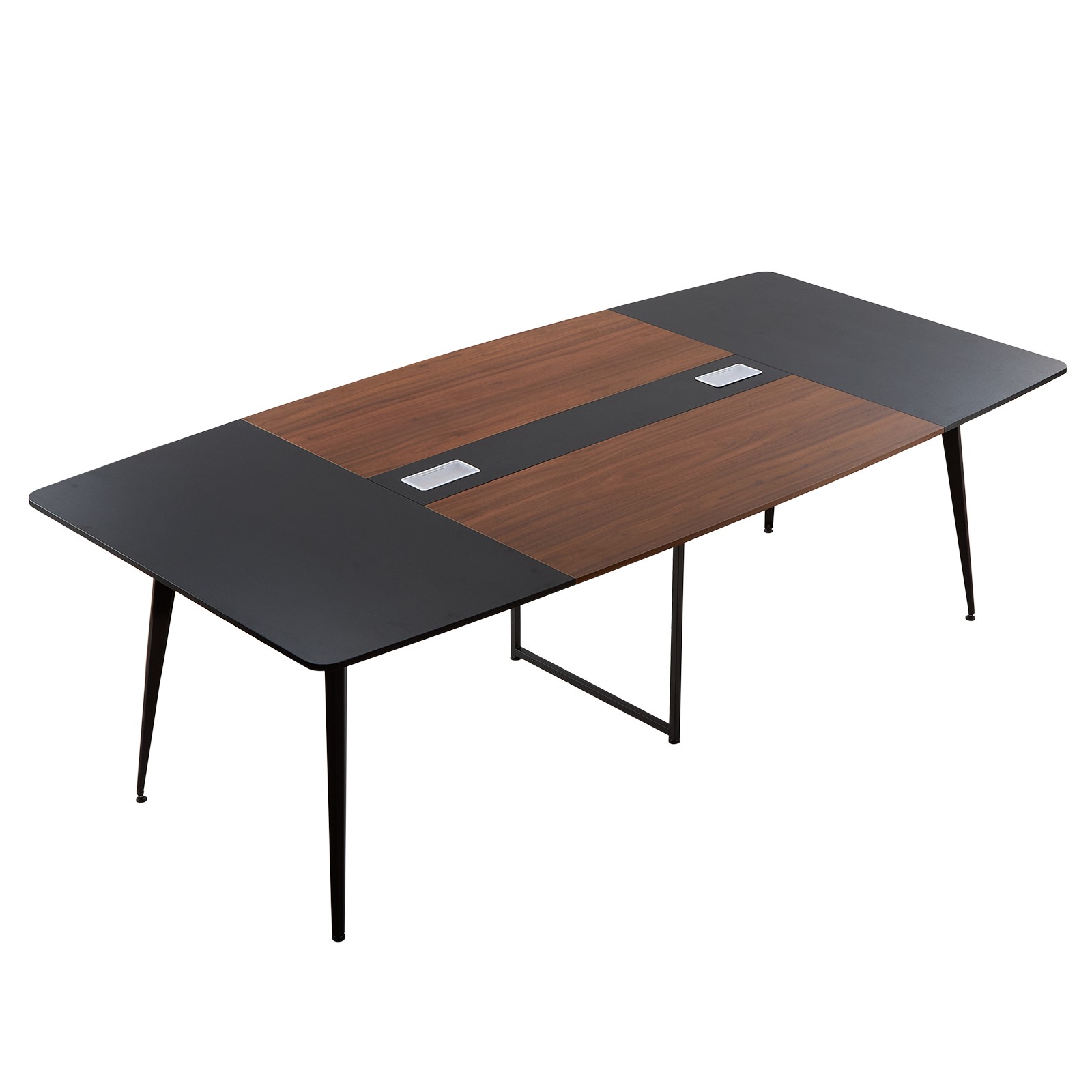 VEVOR Conference Table 8 ft Boat Shaped Office Meeting Table for 10 Person