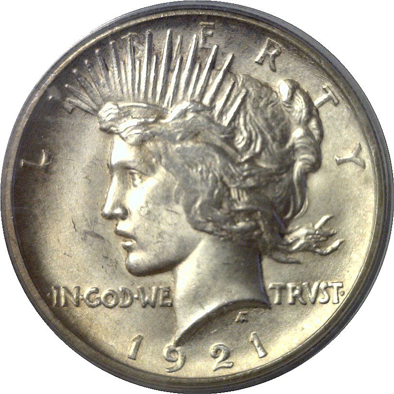 1921 Peace Dollar PCGS MS-64