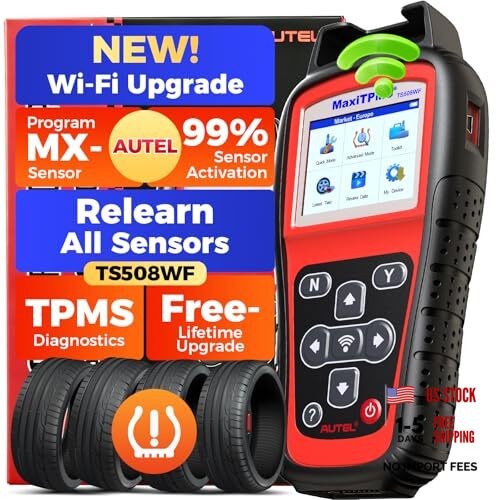 MaxiTPMS TPMS Tool, 2026 Enhanced Wi-Fi Ver. of TS508 TS501 PRO TS408S TS508WF