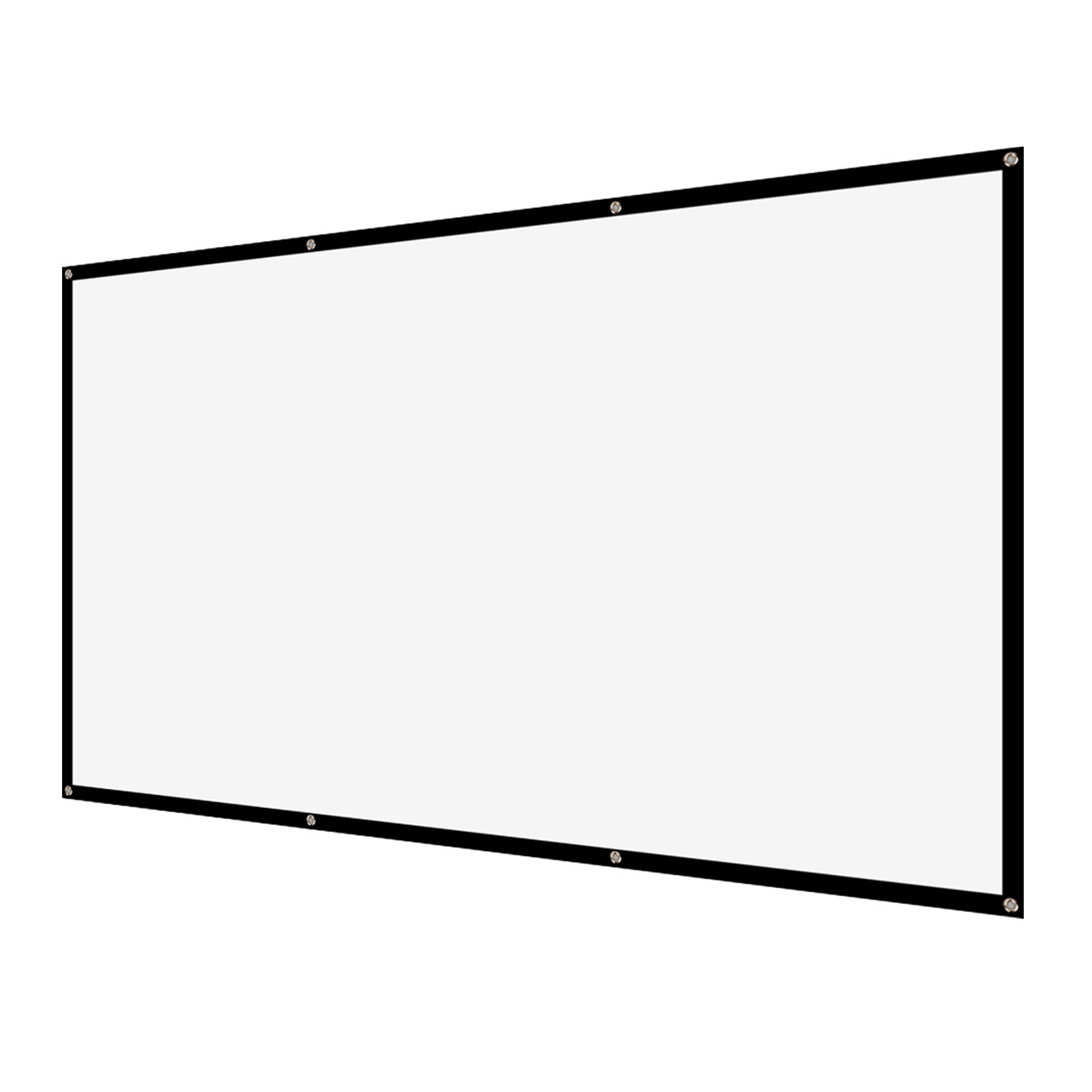 100 Inch Projector Screen Foldable Portable Soft Clear HD Projector Screen JDVF
