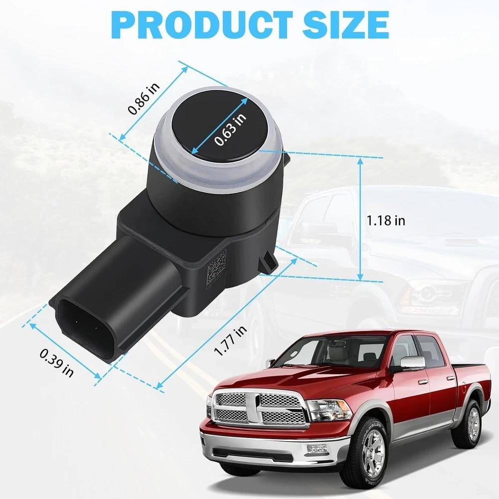 4 PCS PDC Parking Assist Sensor - Compatible with Dodge Journey, Durango, Ram 15