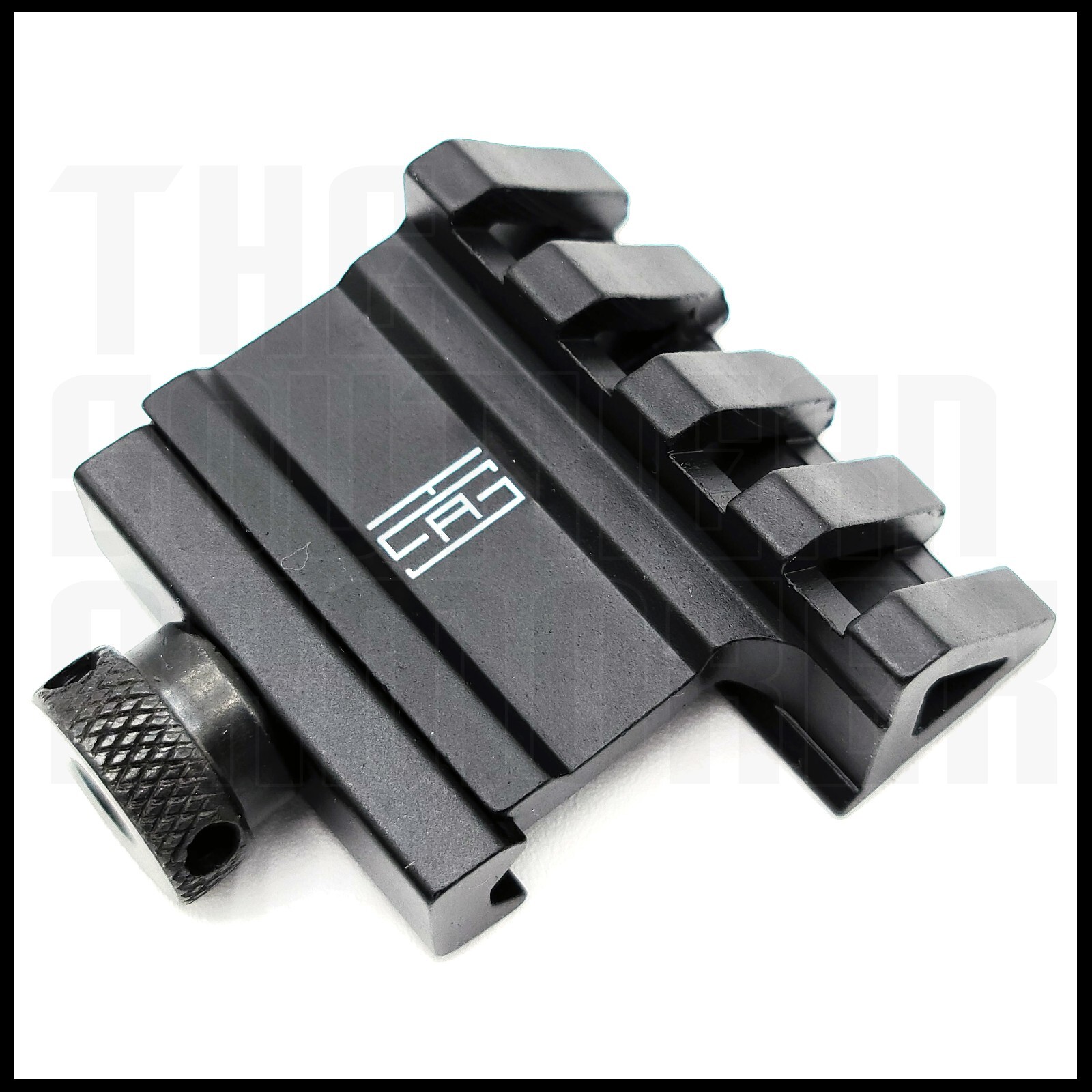2 pcs Tactical 45 Degree Angle Offset 20mm Weaver Rail Mount Picatinny 4 Slot