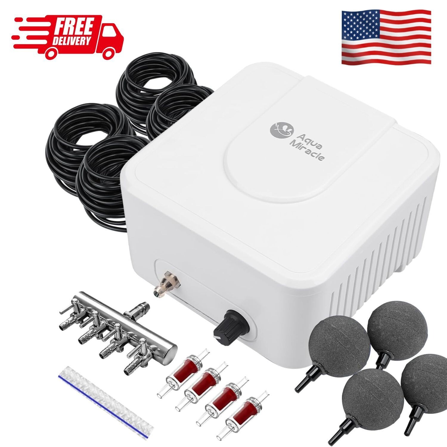 All-in-One Koi Pond Aerator for Outdoor Ponds up to 3000 Gallons