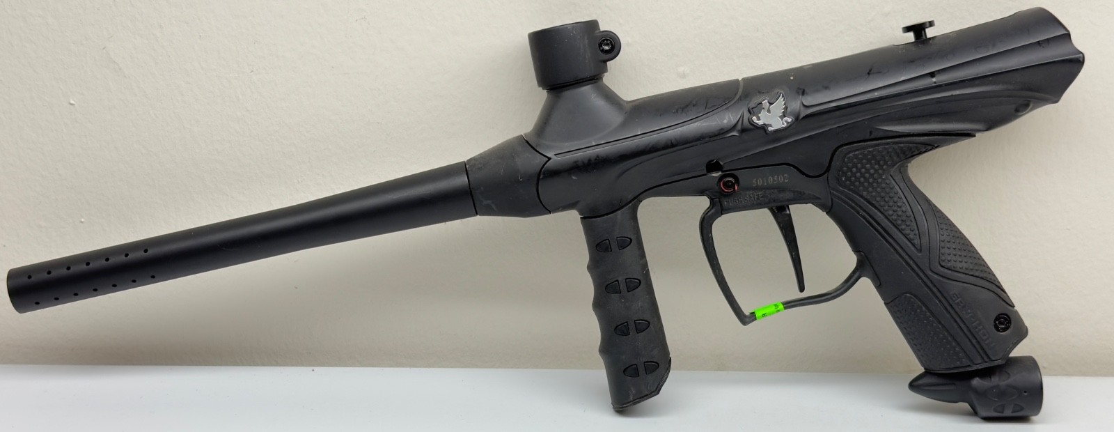 Tippmann Gryphon Paintball Gun Paint Marker Black Barrel Logo UNTESTED READ USED