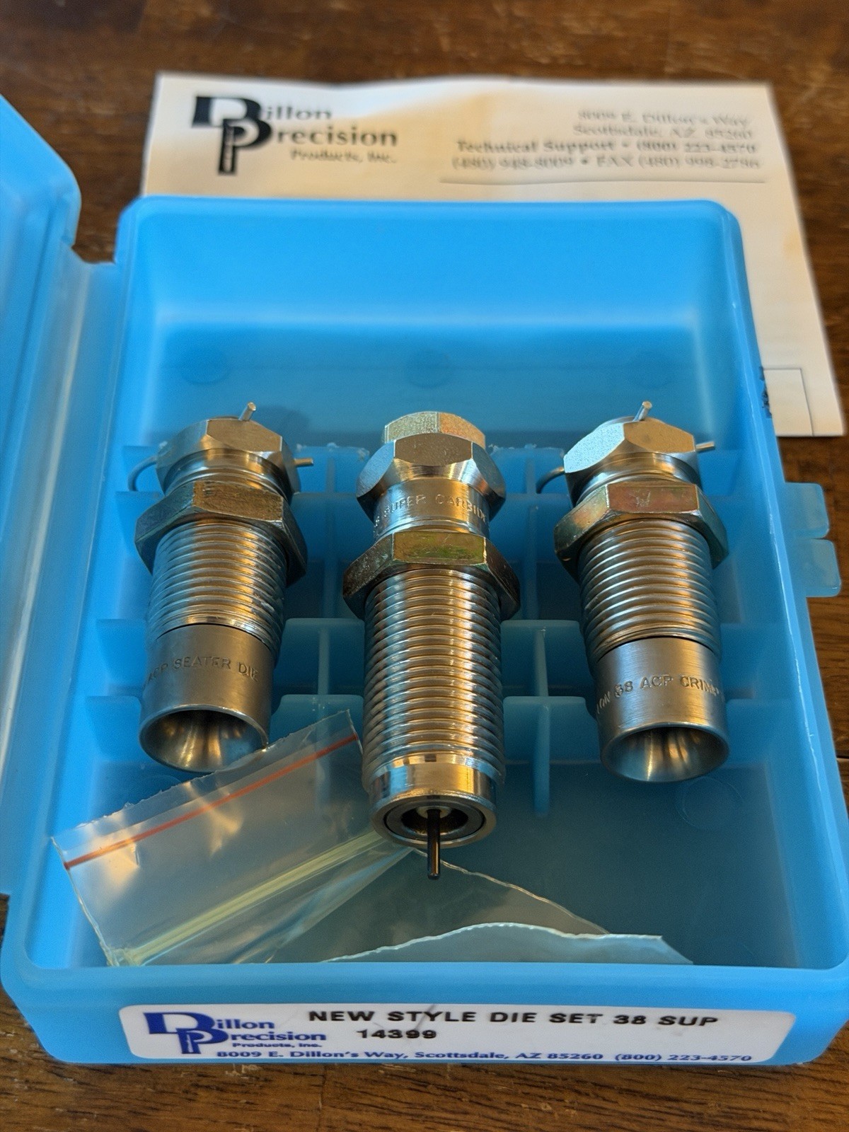 Dillon Precision .38 Super Carbide Die Set 14399 - 550 650 750 1050