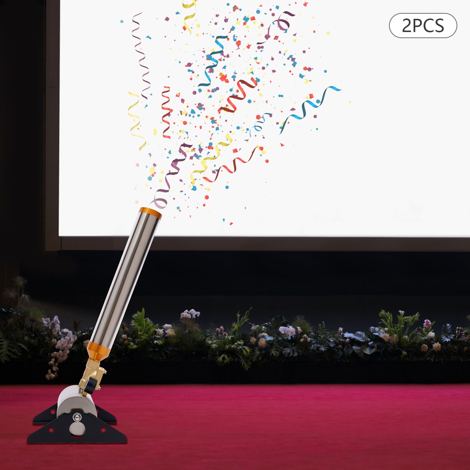 2 Wireless Confetti Machine Jet Launcher DJ Wedding Confetti Cannon Stage Effect