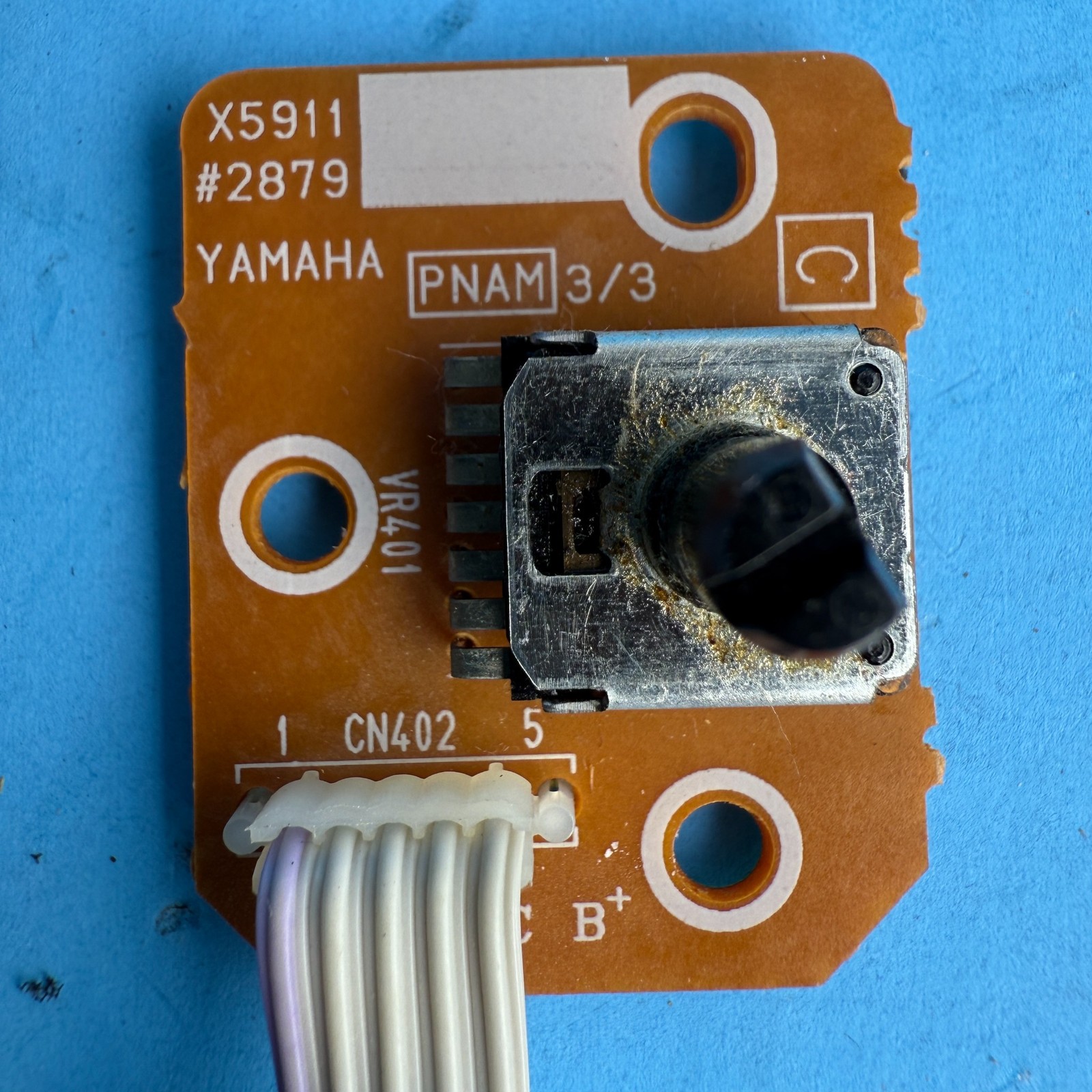 YAMAHA YPT-300 YPT-310 Music Keyboard OEM Part - Volume Pot & PCB Board - X5911