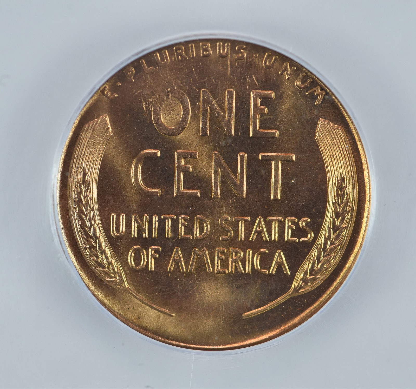 1942-S Lincoln Wheat Cent MS66 RD ICG