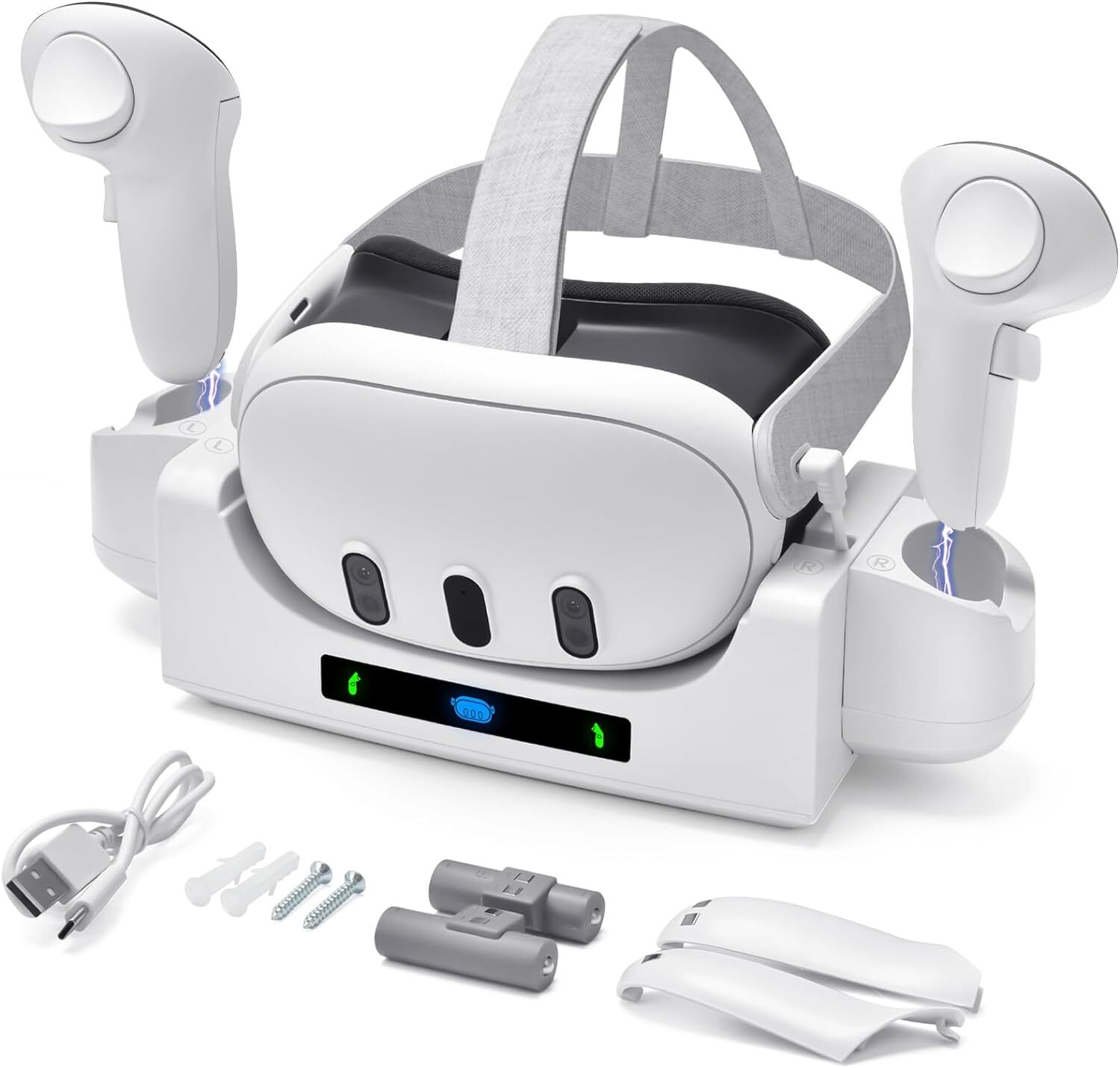 Charging Stand For Meta Quest 3 VR Handle Controller Accessories Storage Dock