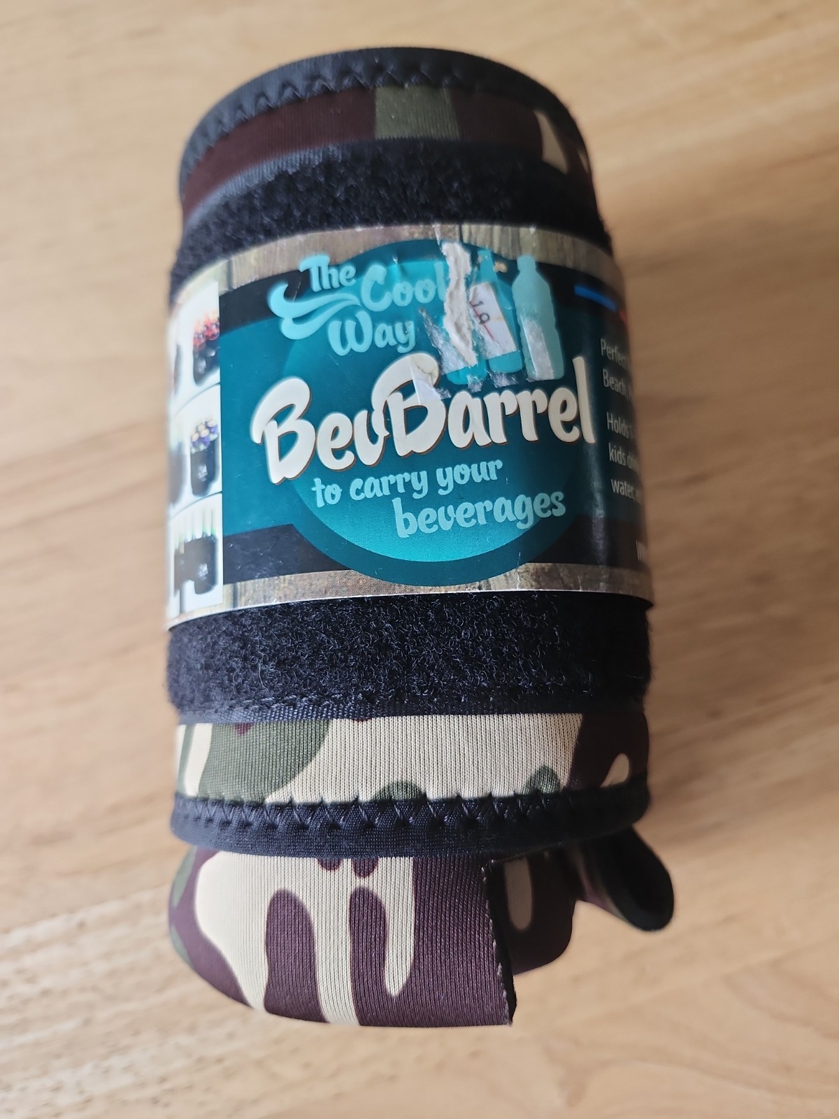 Bevbarrel Camouflage Beverage Holder Tailgate Bachelor Party Cans/Beer Bottles