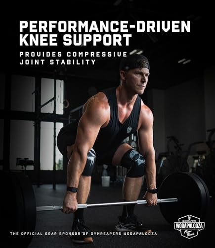 5MM Knee Sleeves for Weightlifting, Squats, Powerlifting, and Medium Dread