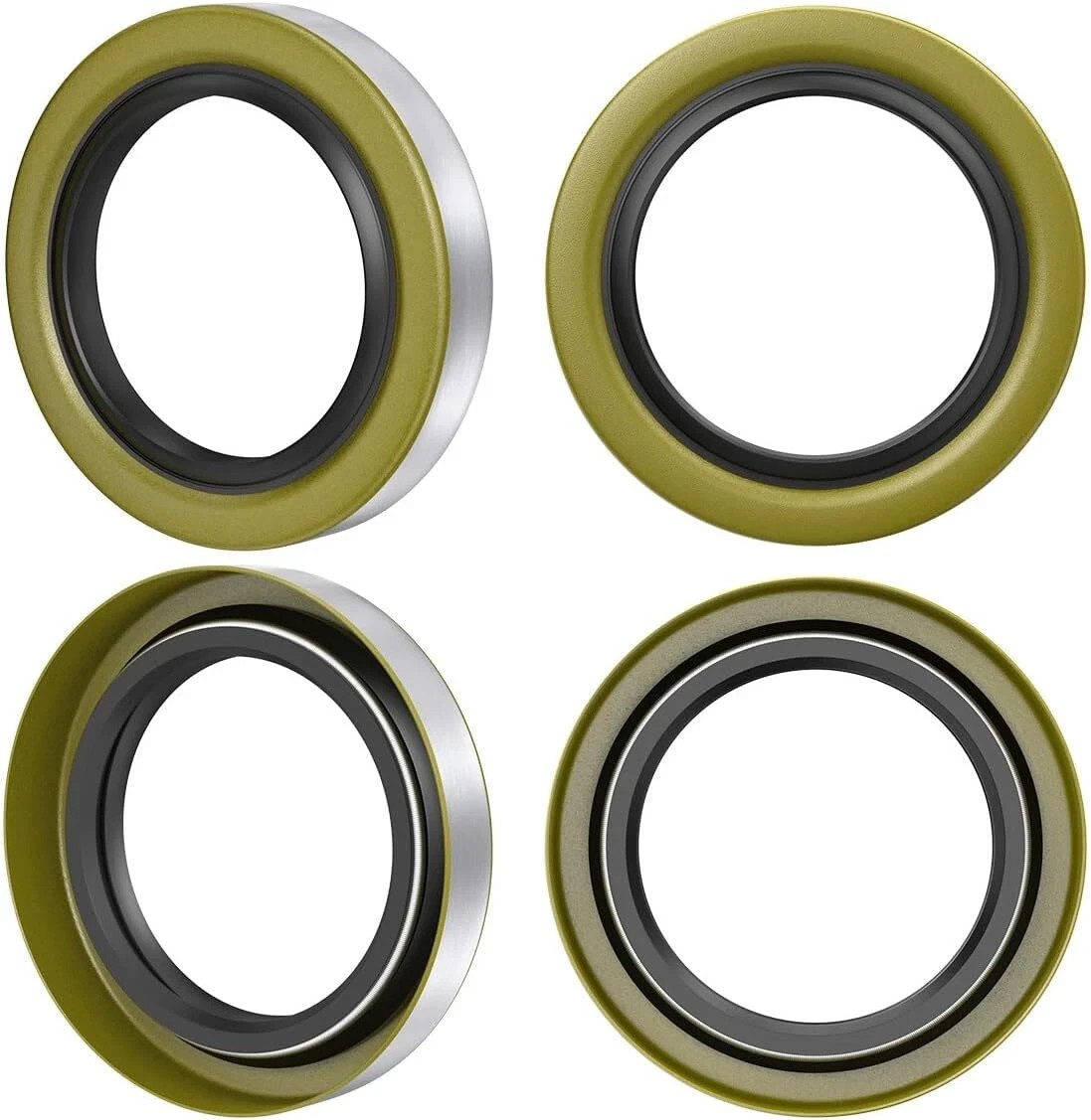 4pcs Trailer Axle Hub Wheel Grease Seals 1.719''I.D x 2.565''O.D for Dexter A...