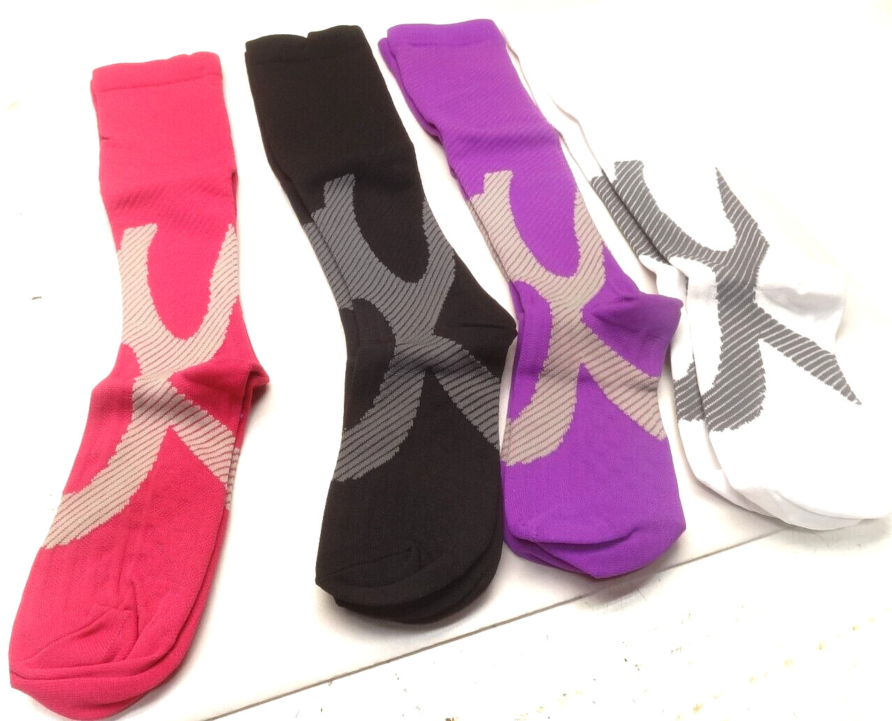 Next Look Knee High Compression Sport Socks Assorted Colors