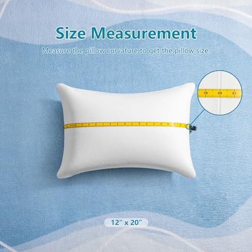 12 × 20 Throw Pillow Memory Foam Pillow Insert - 12x20 Inch White Pack of 1
