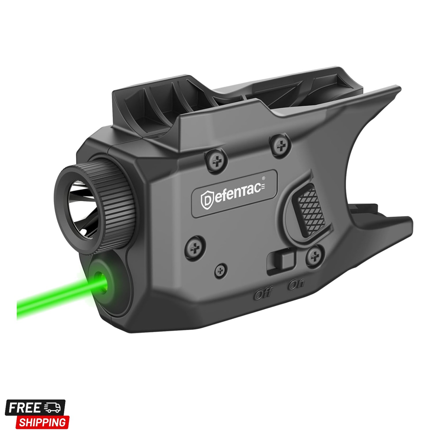 600 Lumens Pistol Light & Laser Combo for 1911 No-Rails - Tactical Accessory