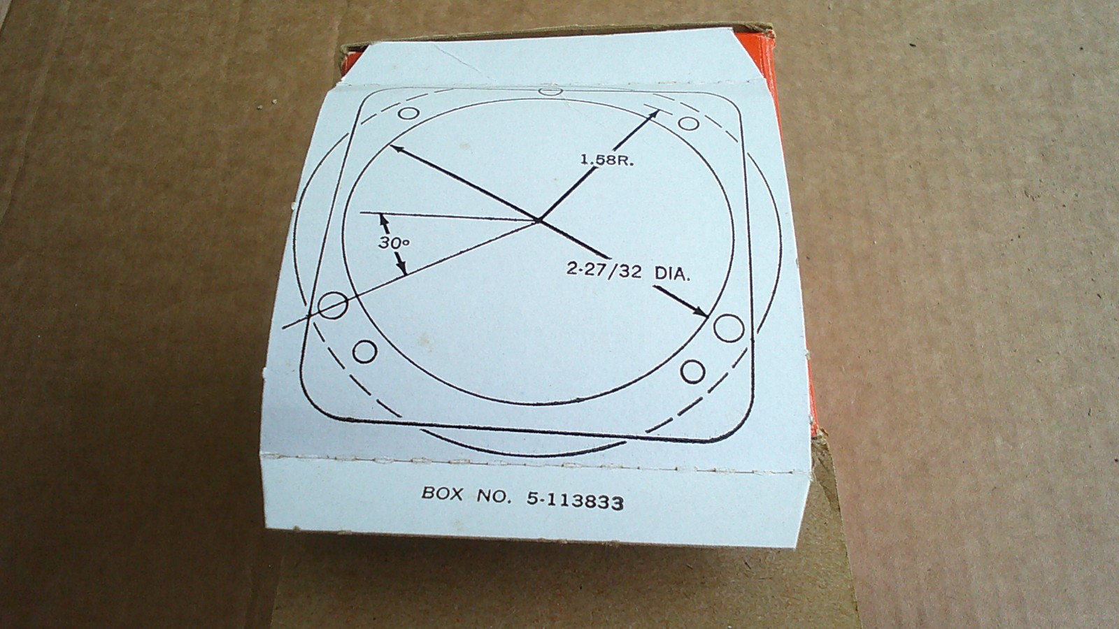 Vintage Simpson 57ET Elapsed Time Indicator Hour Meter NOS