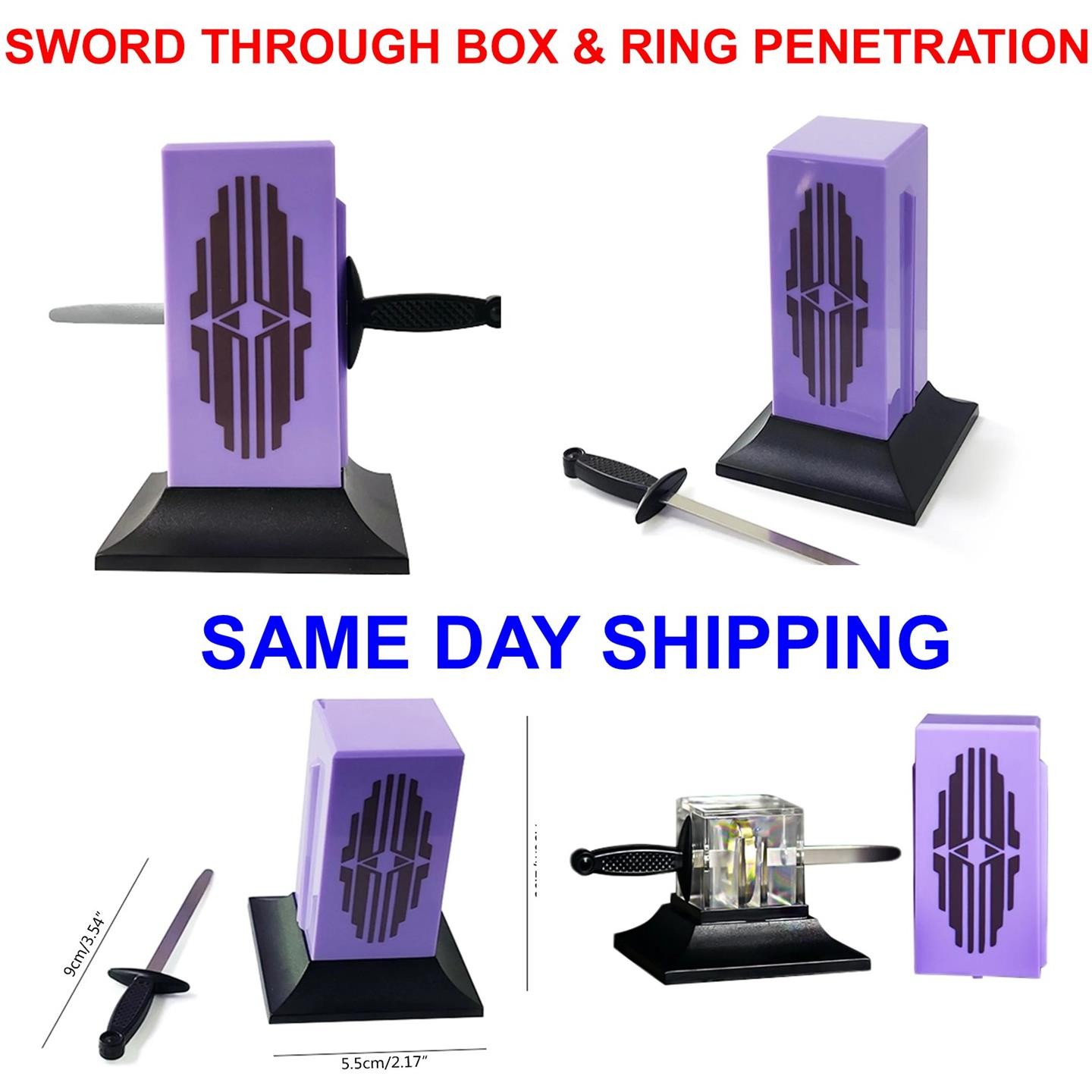 SWORD THROUGH RING & BOX GREAT EFFECT WATCH A VIDEO PERFORMANCE RIGHT HERE
