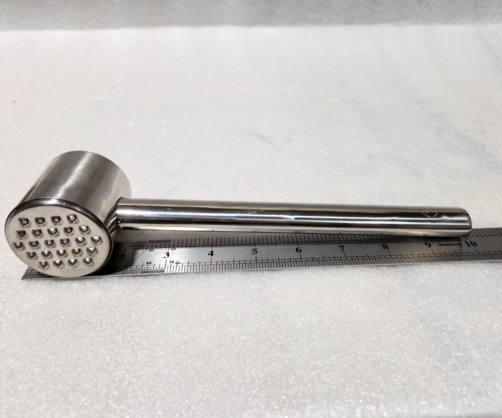Williams Sonoma 8813813, 9-7/8" Long Meat Tenderizer 8813813 Meat Hammer NEW.