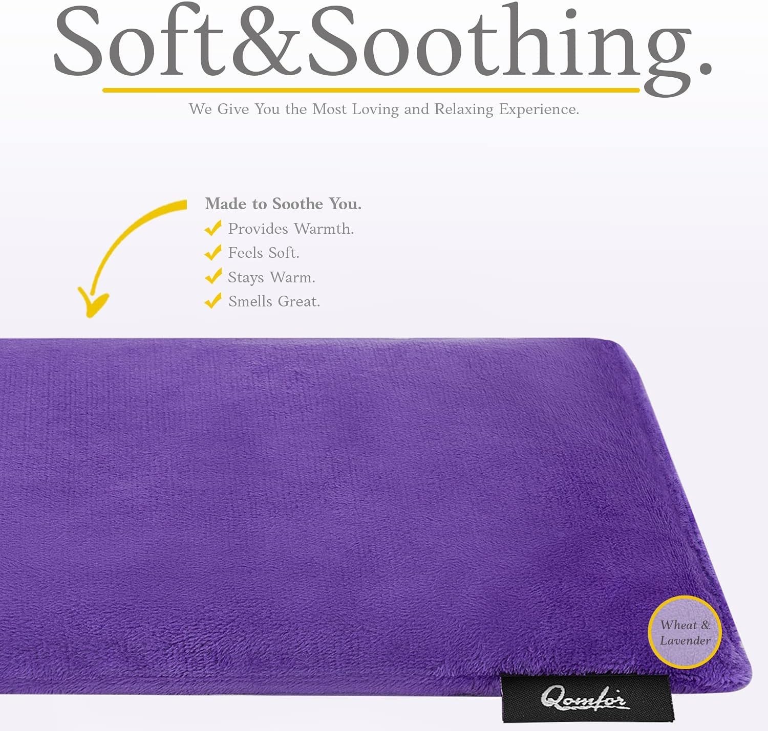 Long-Lasting Microwave Heating Pad for Neck, Back & Cramps - Easy & Effective