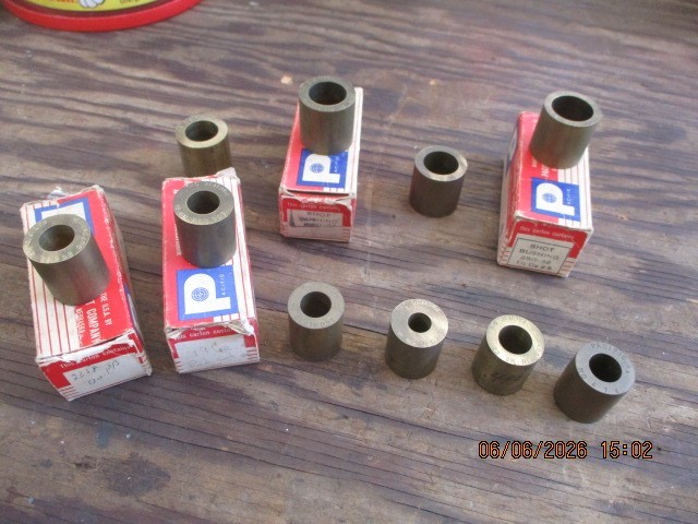Pacific Reloading, 10 Powder & Shot Bushings, all Brass