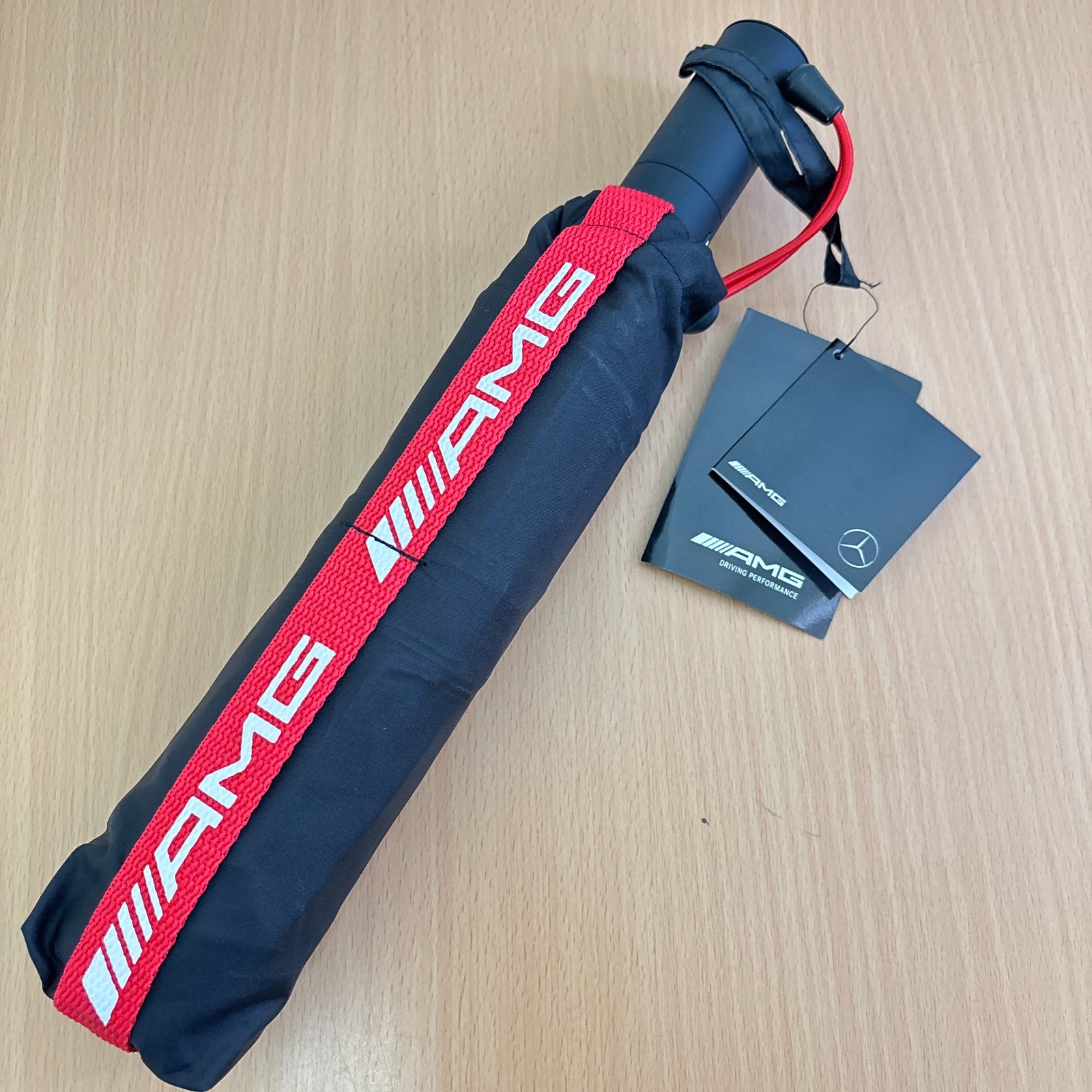 Genuine Mercedes-Benz AMG Folding Umbrella Red Black AMG Collection B66959274