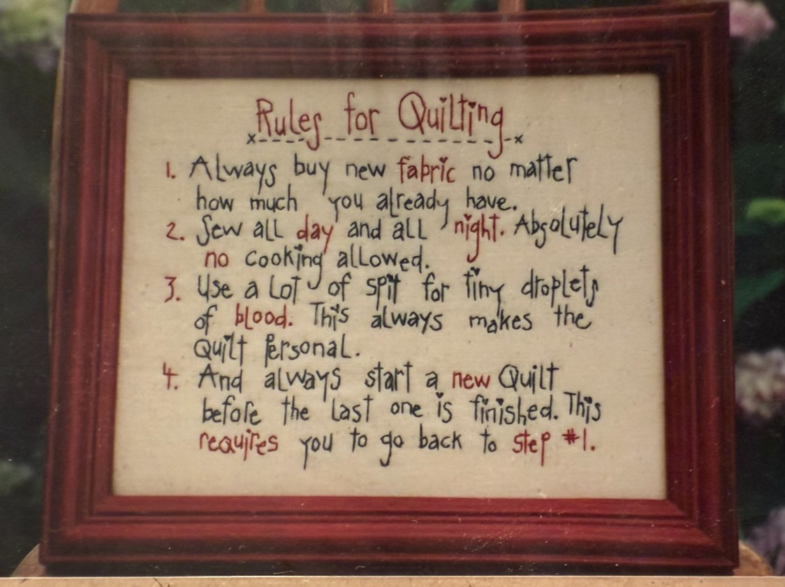 Rules for Quilting - The Basket Case #358 - Pattern and Instructions Only