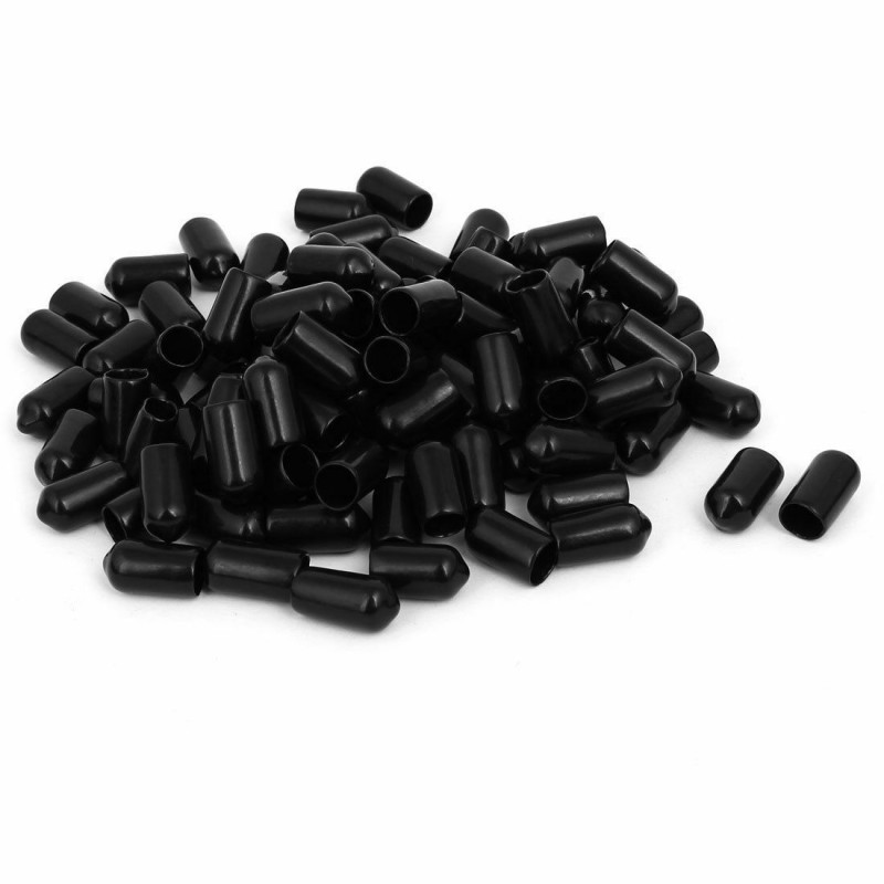 5-50PCS 3-25mm End Cap PVC Plastic Cable Wire Thread Waterproof Cover Vinyl End