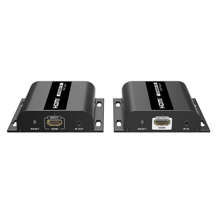 HDMI Extender Transmitter Receiver Over IP Kit via CAT6 Network Ethernet 400FT