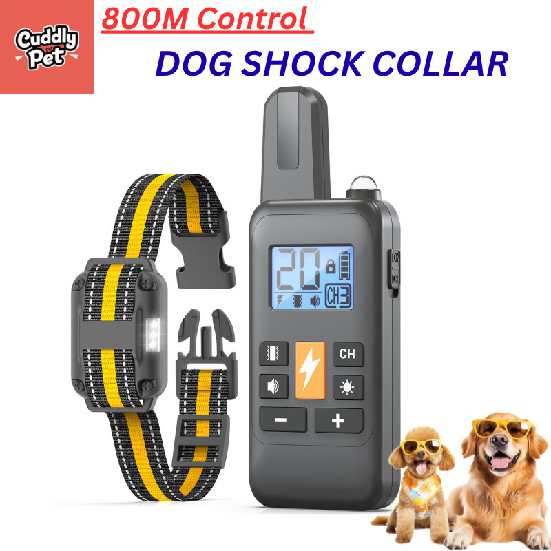 Dog Shock Collar 3300FT Remote Waterproof USB charge 3 Modes for S/M/L Dogs