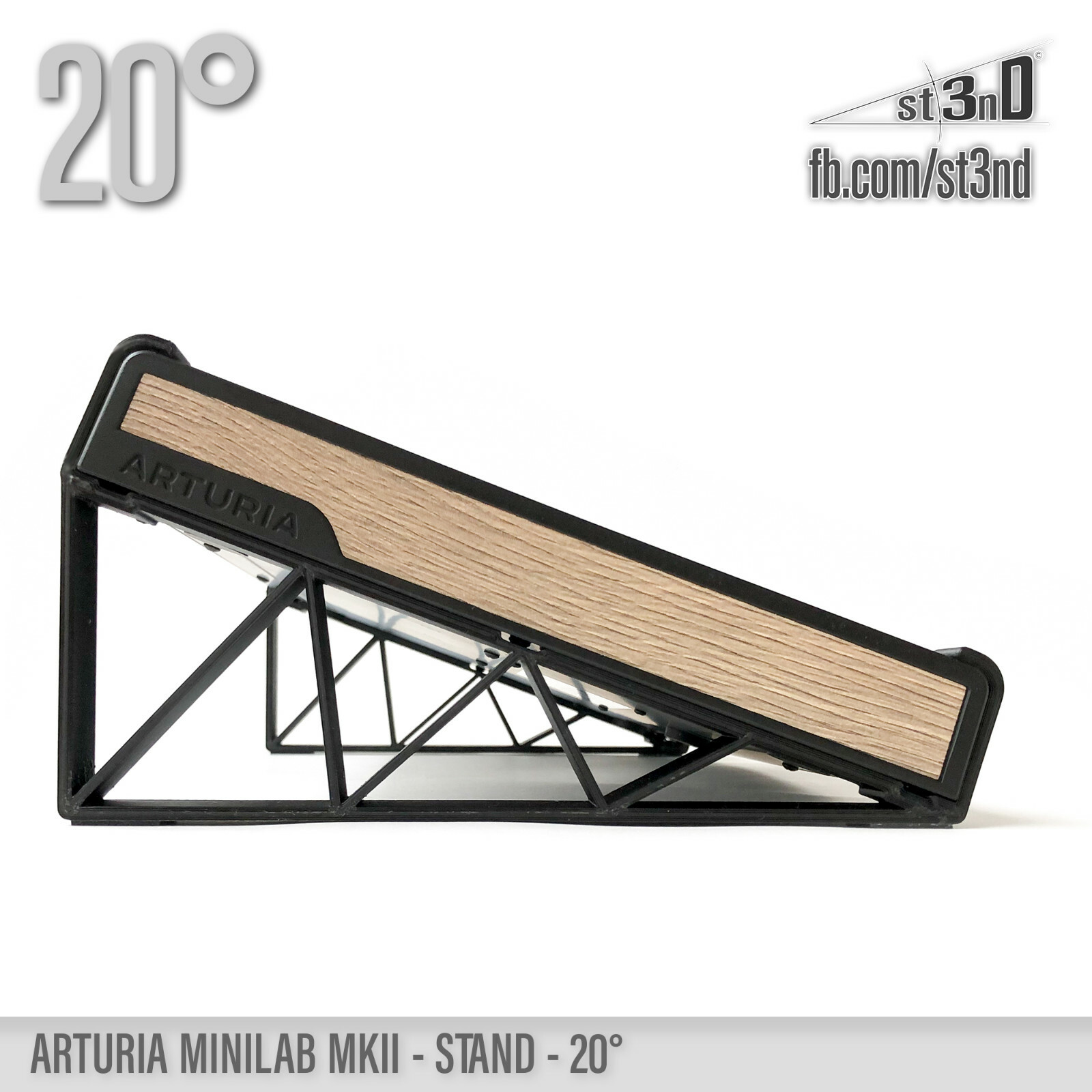 ARTURIA MINILAB MKII STAND - 20 degrees - 3D printed- 100% Buyers Satisfaction