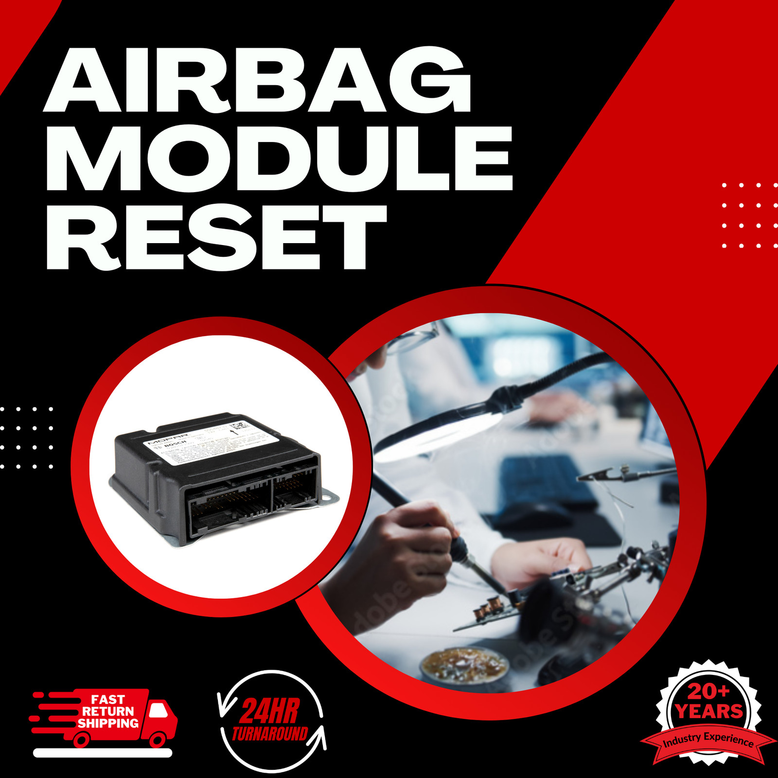 Dodge Avenger SRS Module Reset Service