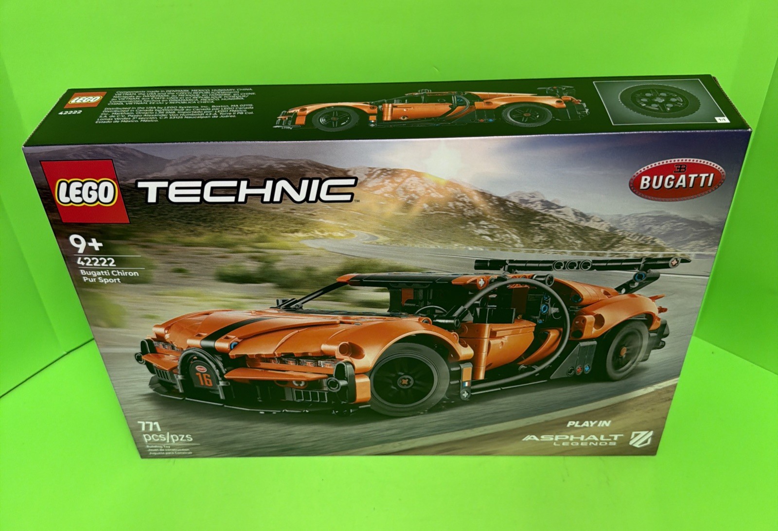 LEGO® Technic™ Bugatti Chiron Pur Sport Hypercar 42222 [New Toy] Brick-FREE SHIP