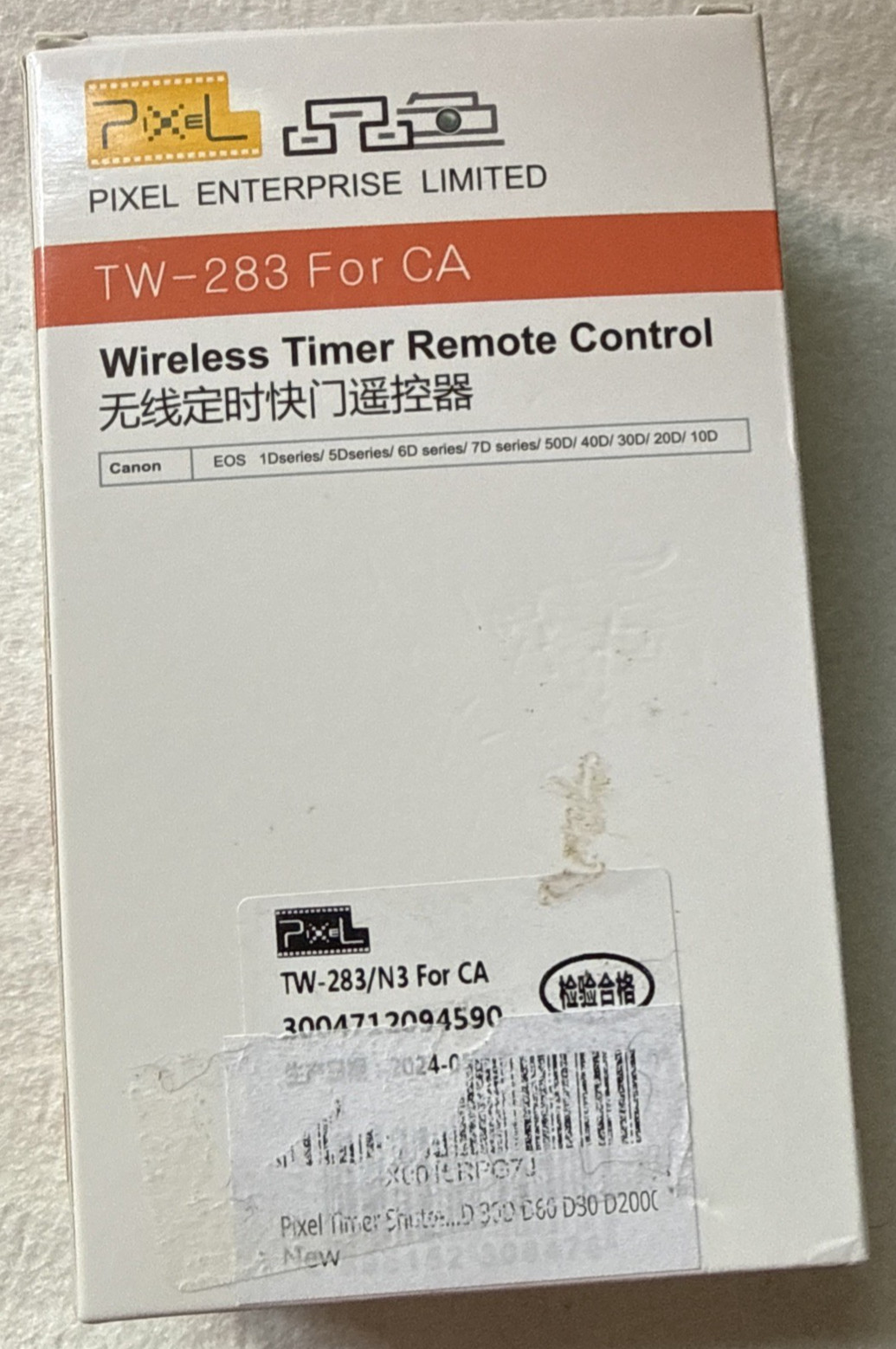 Pixel Pro TW-283 Wireless Timer Remote Control Shutter Release Sony Camera Photo