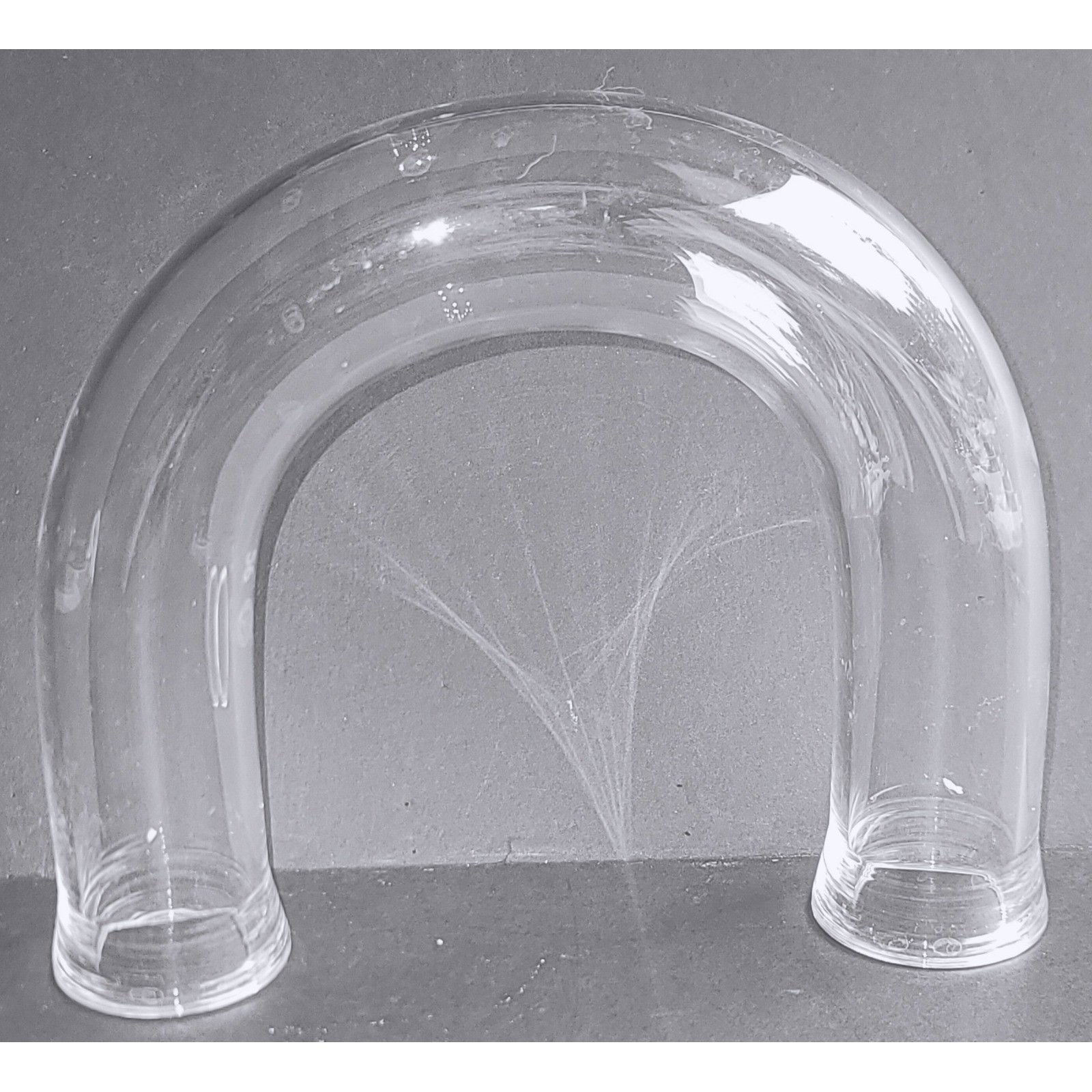 Vintage Pyrex Glass U-Tube Laboratory Scientific Glassware 56 Clear Dairy Farms