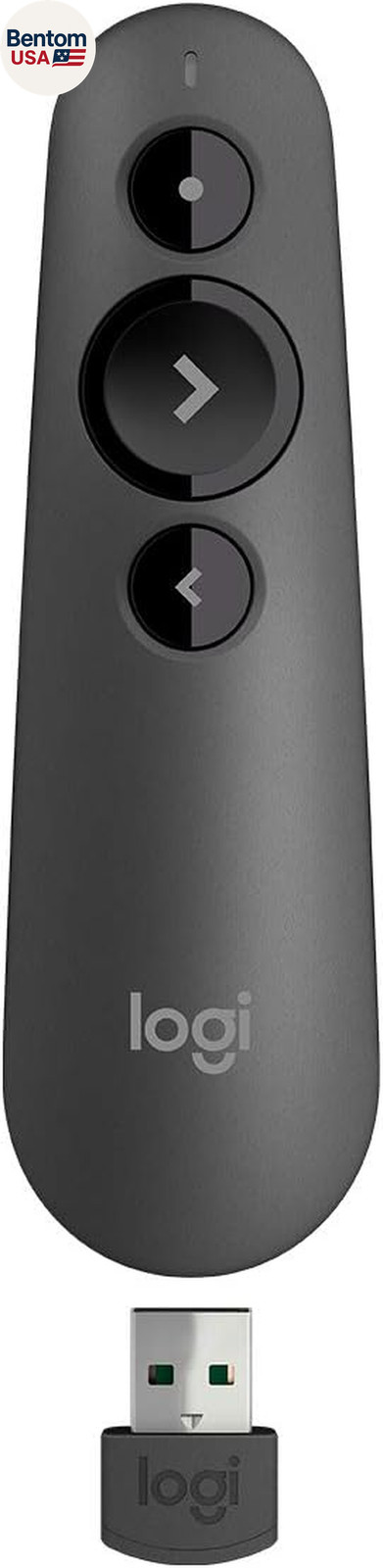 Wireless Presenter R500S, Powerpoint Clicker with Laser Pointer, Wireless Presen