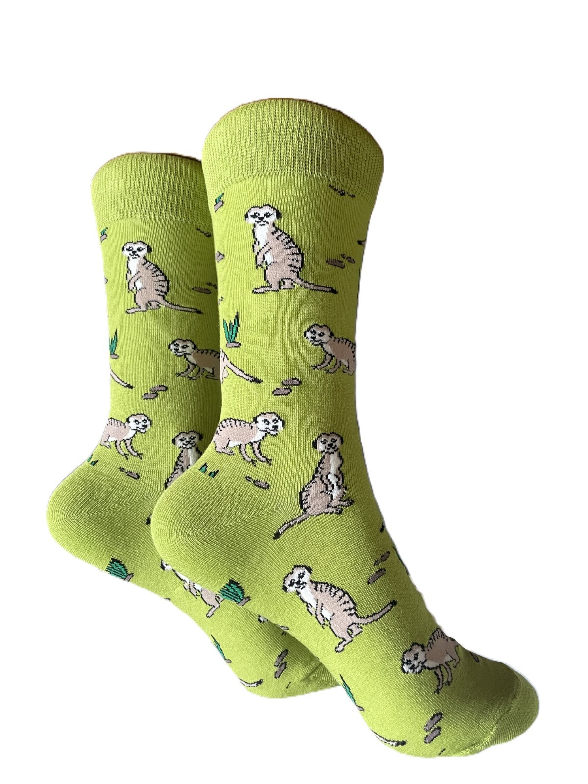 🦦Meerkat Animal Wildlife Safari Novelty Socks Gift Nature Lover Mongoose UK 4-7