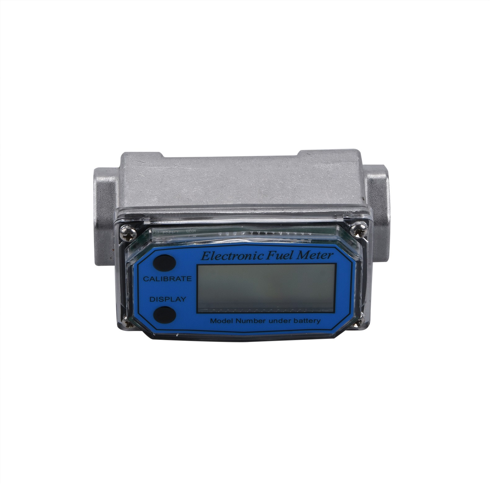 3/4" NPT Turbine Flow Meter For Diesel Fuel Gas Oil Water ±1% Accuracy 26 GPM