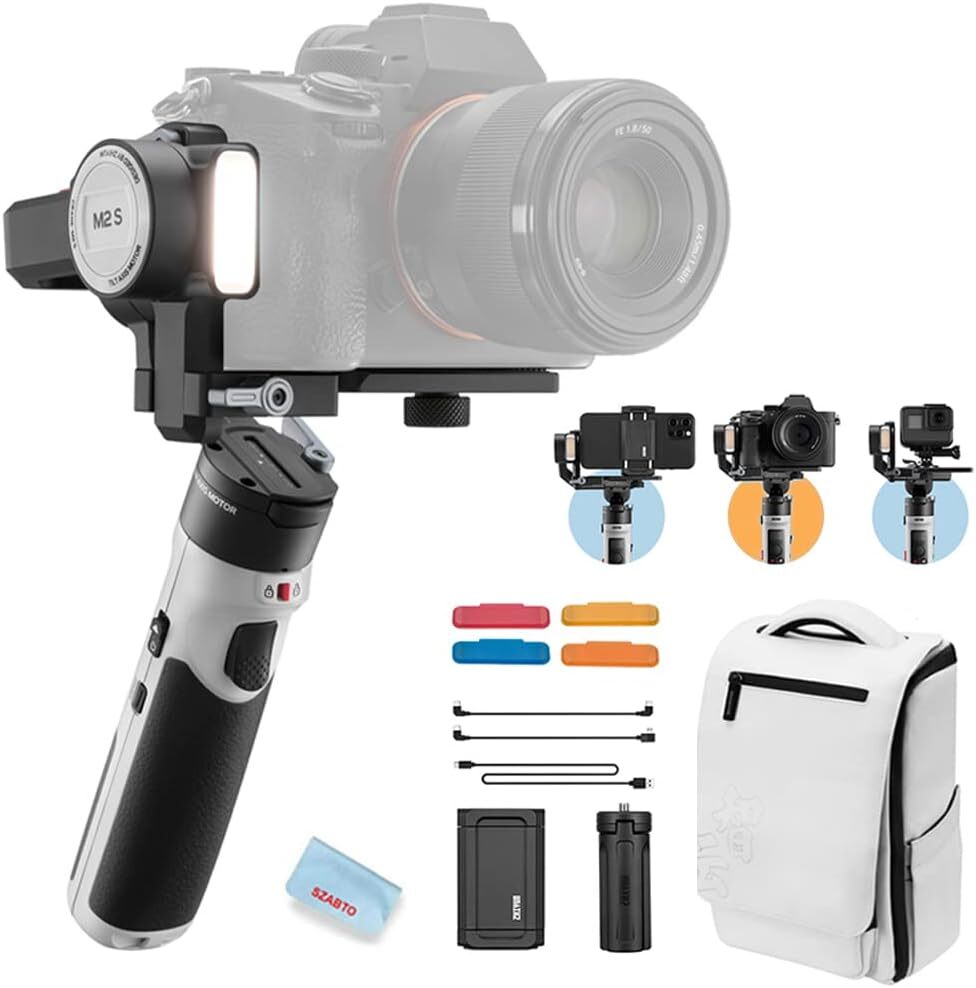 Zhiyun Crane M2S Combo 3-Axis Gimbal Stabilizer for Mirrorless Action Camera
