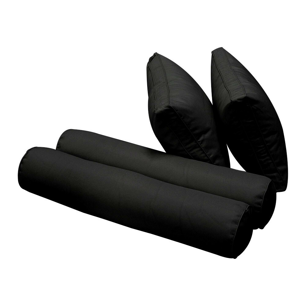 Style1 5PC Pipe Daybed Mattress Cushion Bolster Complete Set-Twin-XL Size AD109