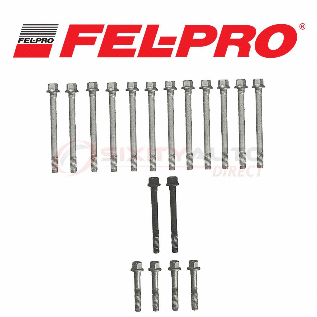 Fel-Pro Cylinder Head Bolt Set for 2007 GMC Sierra 3500 Classic 8.1L V8 - fy