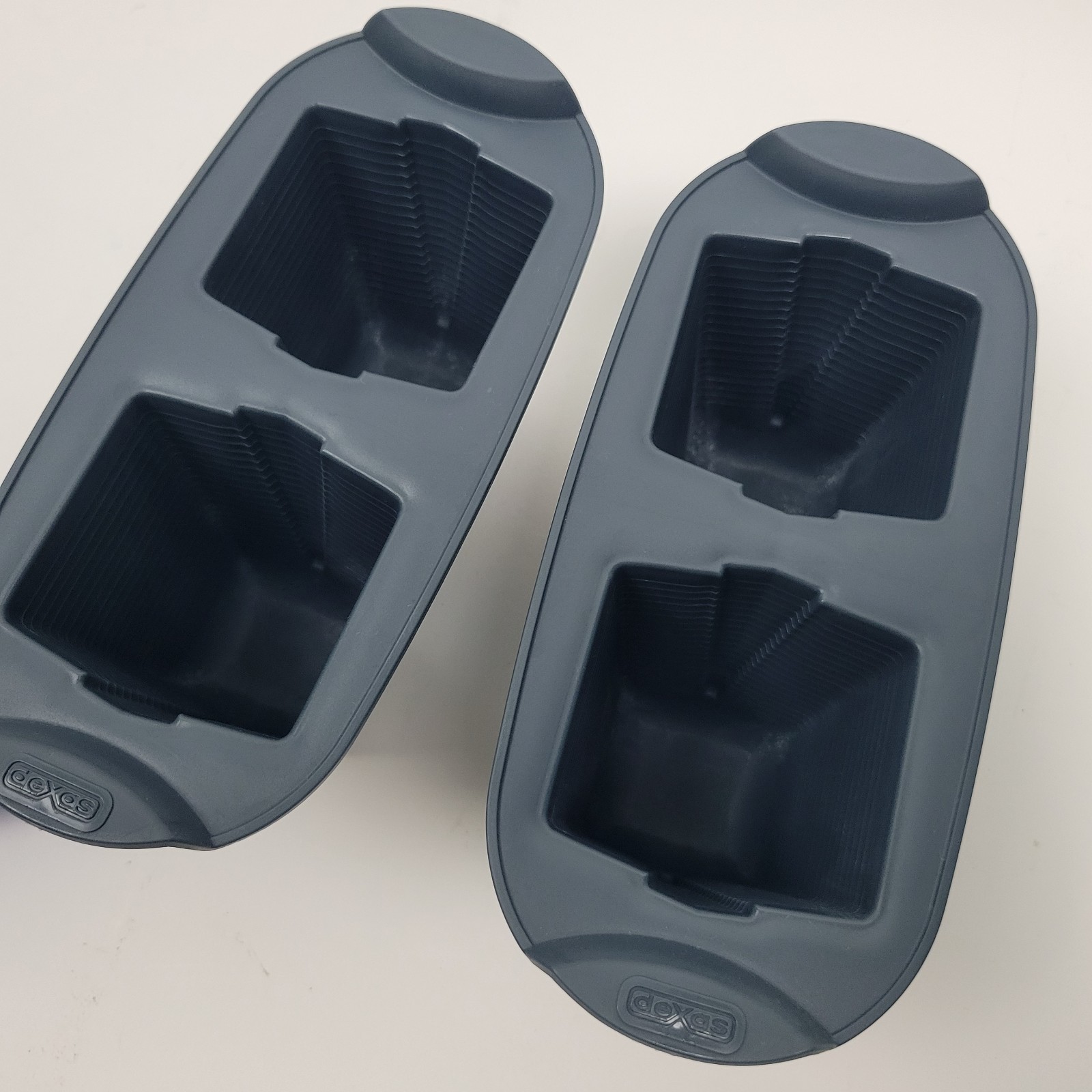 Dexas ice•ology Silicone Clear 4 Cube Ice Maker Tray Crystal Clear