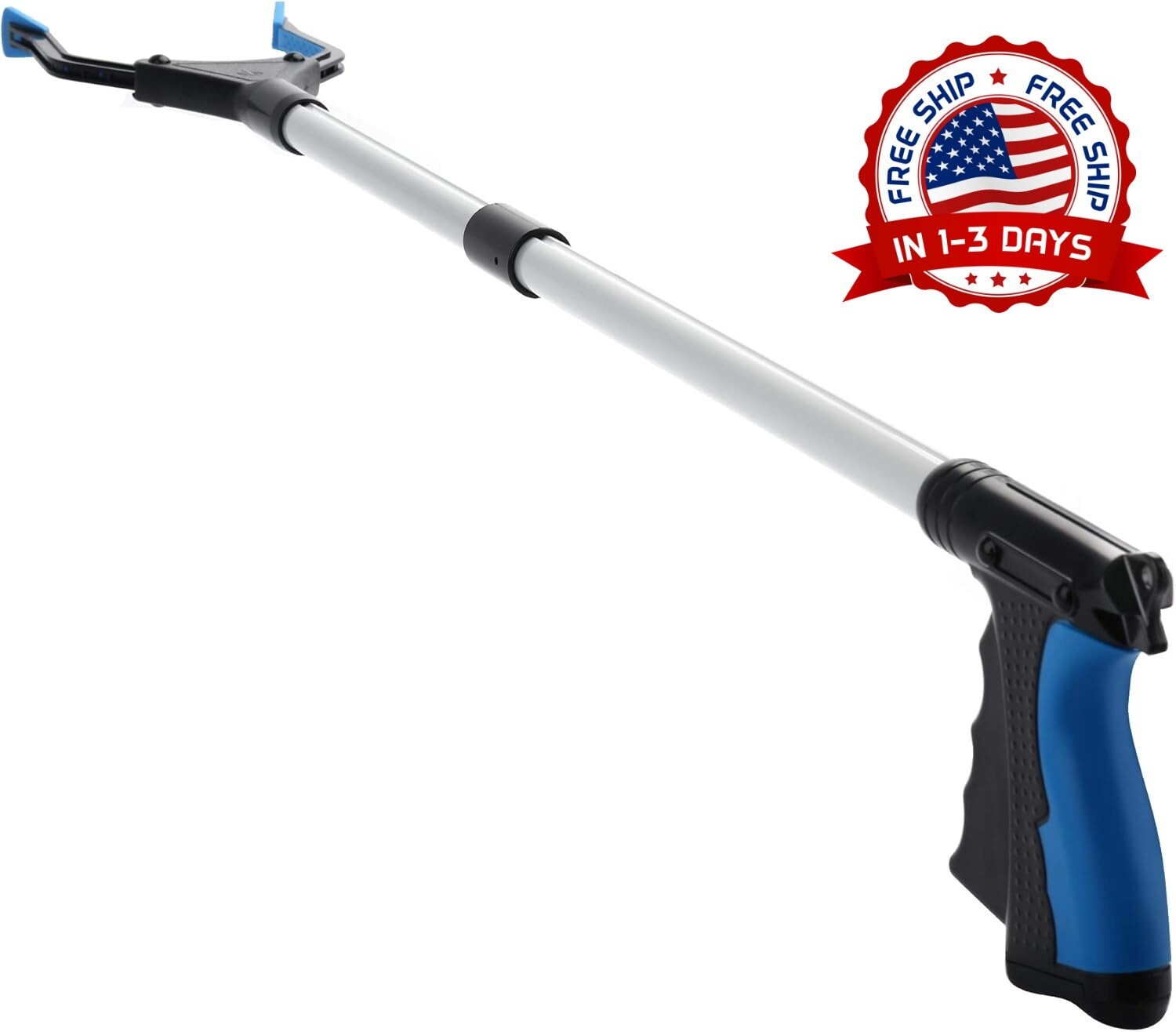 Herramienta de recogida de basura plegable Reacher Grabber Tool, 31 pulgadas NEW