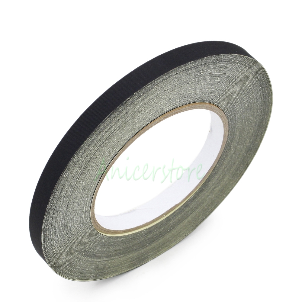 8mm x100ft Black Insulating Acetate Cloth Adhesive Tape Laptop Motor Transformer