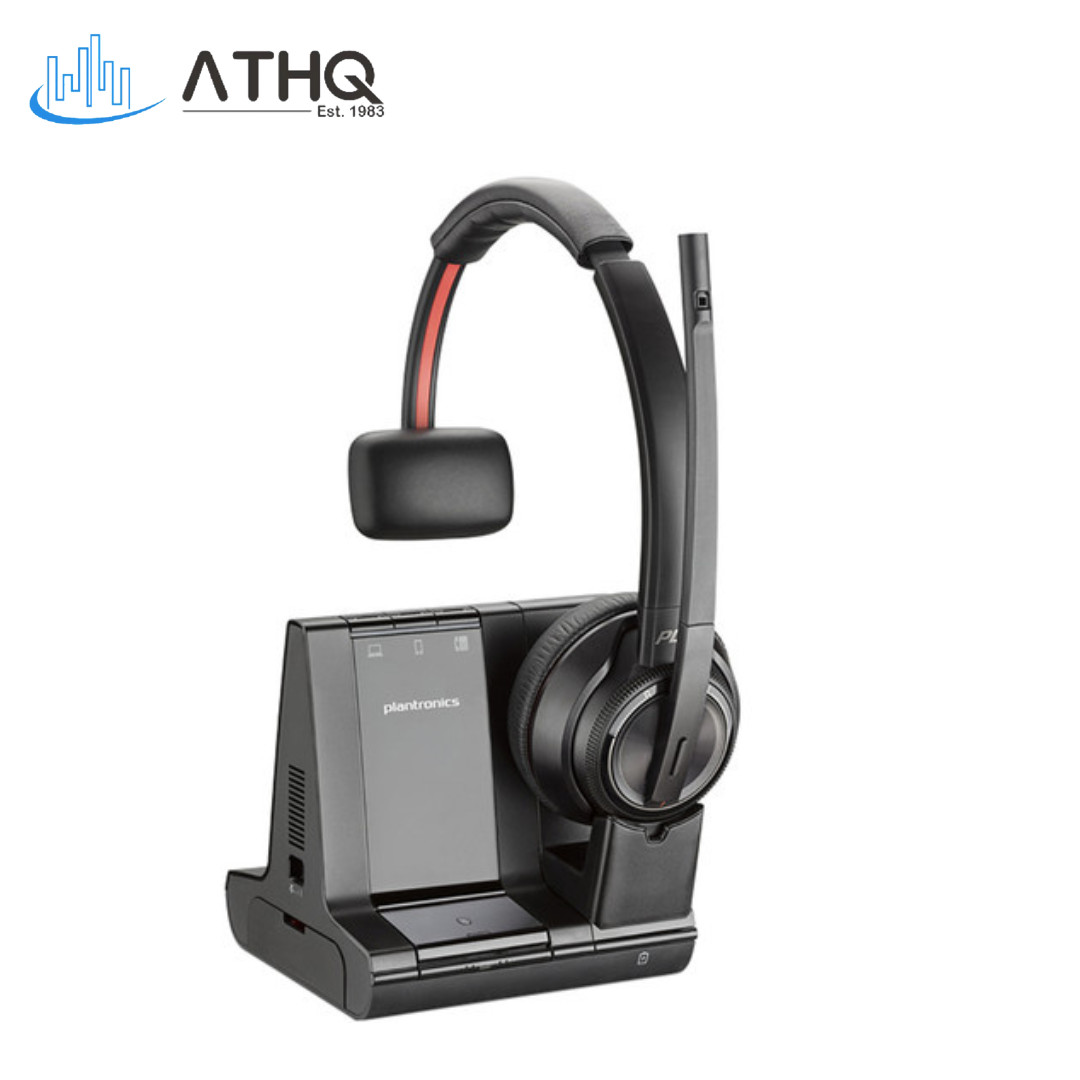 Plantronics Savi 8210 Wireless Office Stereo DECT Headset System with Bluetooth